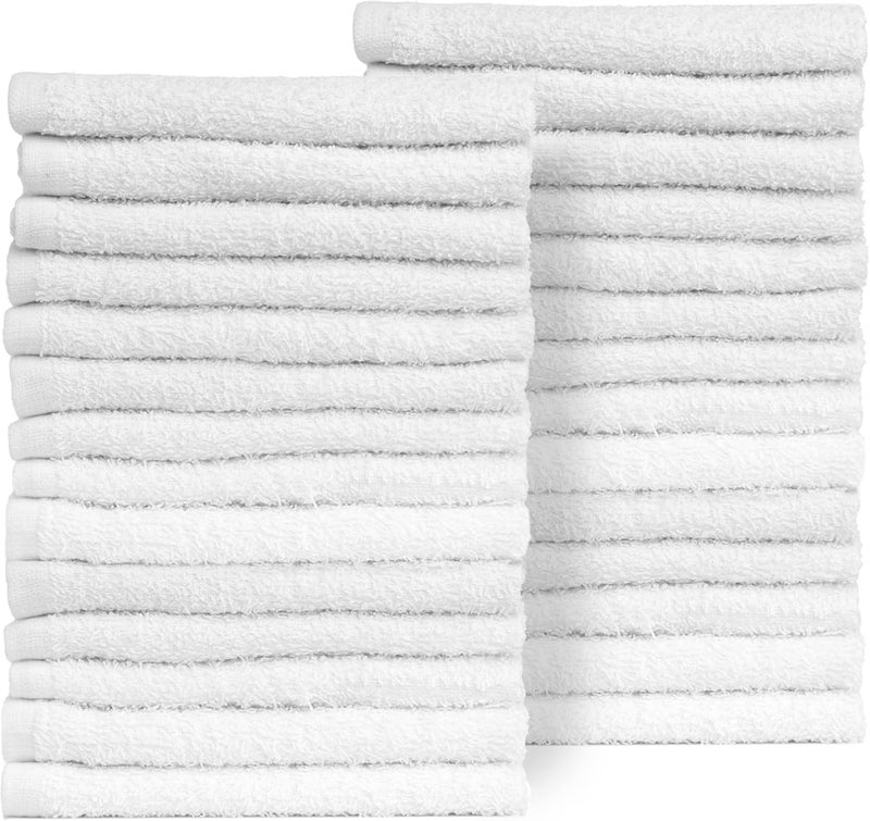 TEXTILE EMPIRE Salon Towels for Hair Stylist - Pack of 24, Not Bleach Proof, 16 by 27 Inches, Highly Absorbent Cotton Towels for Hand, Gym, Beauty, Spa, and Home Hair Care - Image 1
